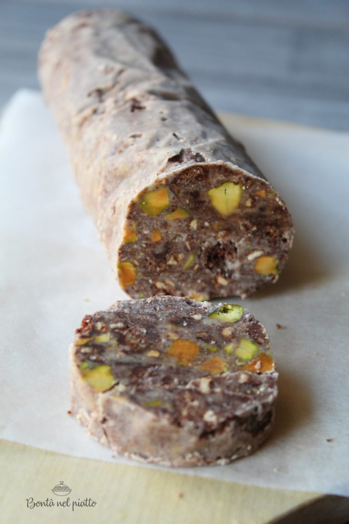 Salame di cioccolato bianco