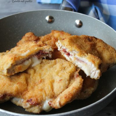 Finti cordon bleu con speck e fontina