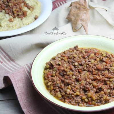 Ragù di carne e lenticchie