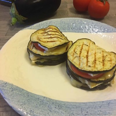 Torrette di melanzane e brie