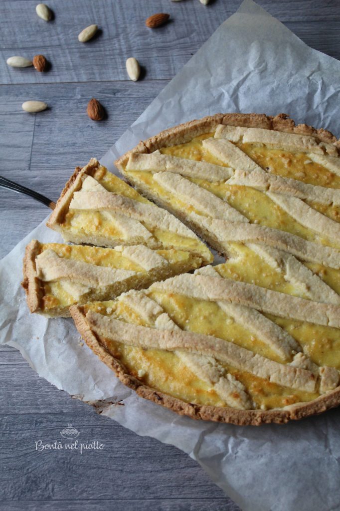 Crostata ricotta e mandorle