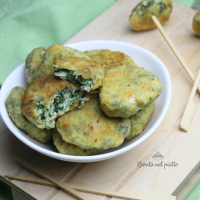 Nuggets di pollo e spinaci