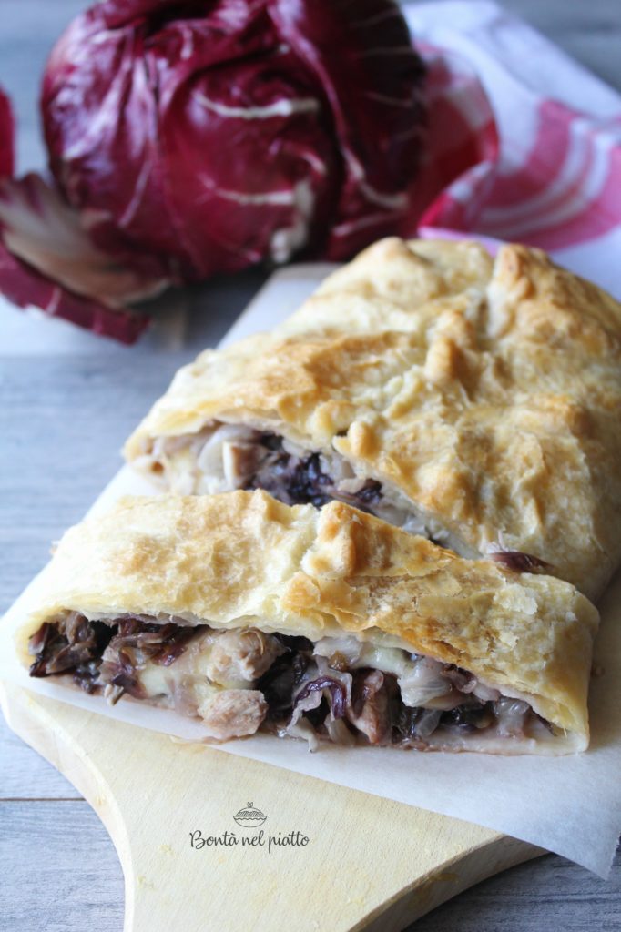 Strudel salato al radicchio