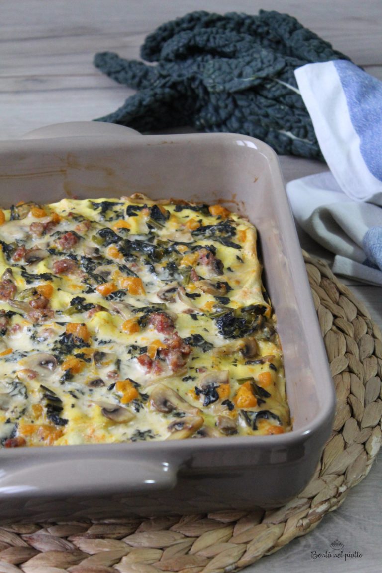 Lasagne Con Cavolo Nero, Zucca E Salsiccia